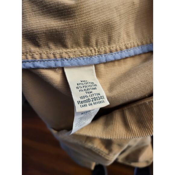 LL Bean Tan Mens XL Corduroy Button Down Shirt in good condition - Picture 6 of 7